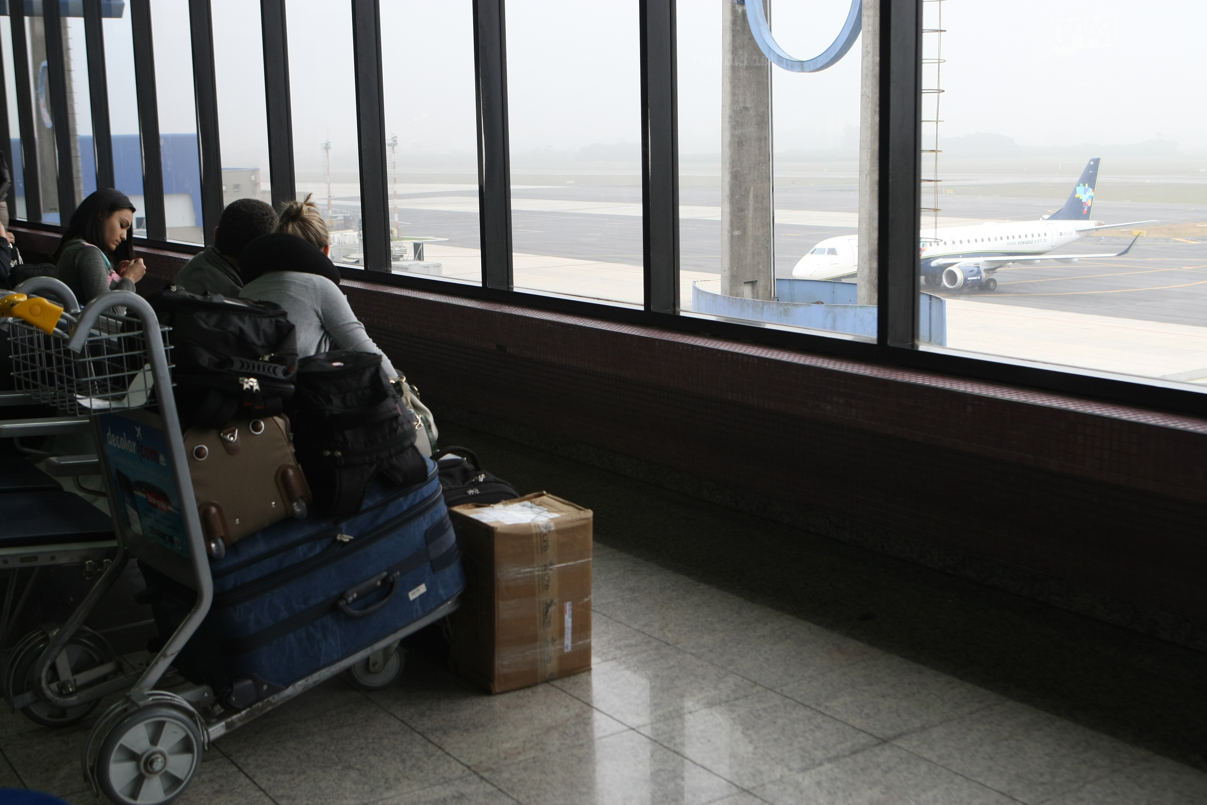 Passageiros devem ficar atentos À possibilidade de atrasos e cancelamentos de voos no Afonso Pena | Aniele Nascimento/Gazeta do Povo