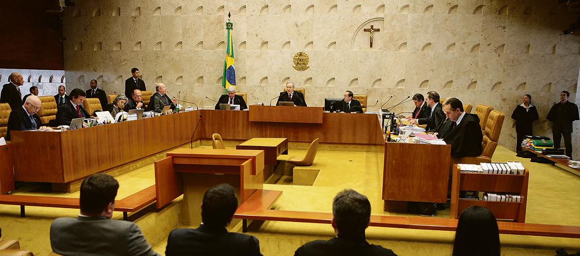 Plenário do Supremo Tribunal Federal: desde julho do ano passado, a Corte está desfalcada. Presidente Dilma Rousseff ainda não indicou o substituto de Joaquim Barbosa. | Carlos Humberto/STF