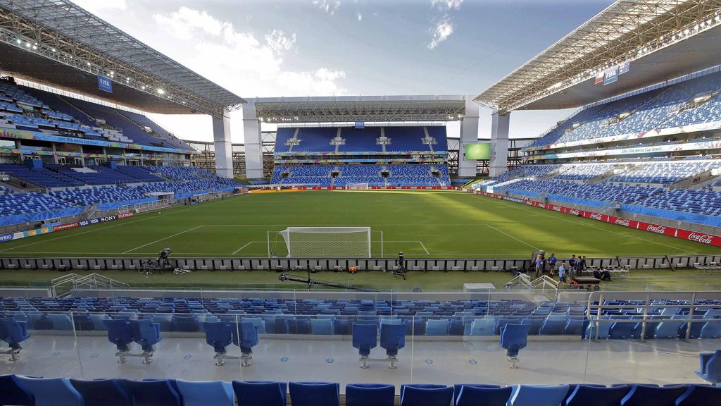 Arena Pantanal, em Cuiabá, foi sede de quatro jogos da Copa de 2014. | eg//EG/HB/ERIC GAILLARD