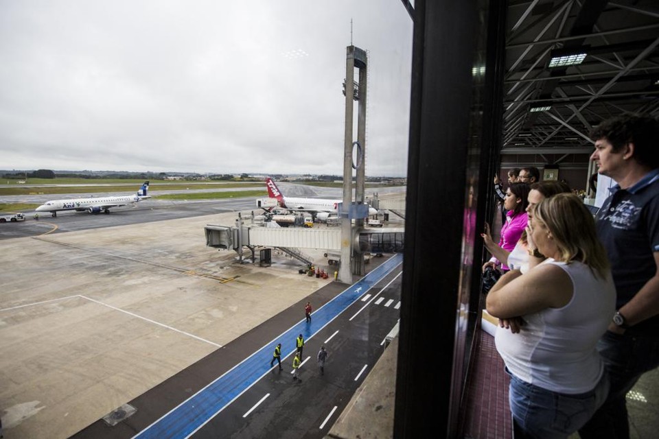Aeroporto Afonso pena foi indicado como o segundo melhor do país, segundo pesquisa da SAC. | Brunno Covello/Gazeta do Povo