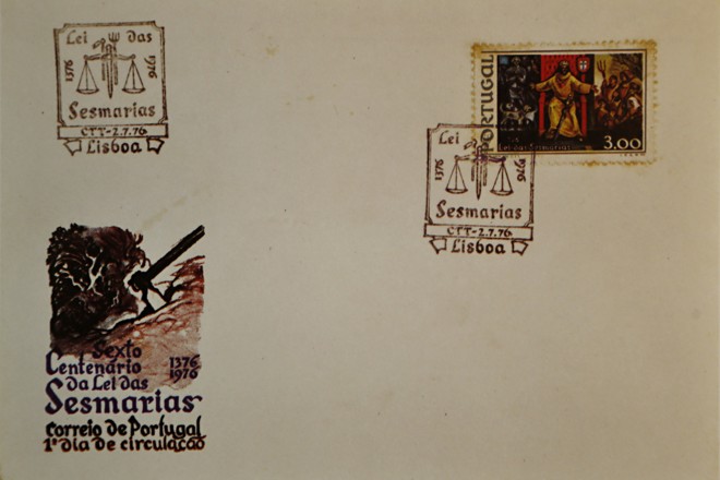 Comemoração aos 600 anos da Lei de Sesmarias em Portugal, uma das primeiras medidas relacionadas à reforma agrária. Em 1375, em meio à crise de fome que assolava a população, o rei Fernando I determinou que todas as terras do país deveriam ser produtivas. | Albari Rosa/Gazeta do Povo