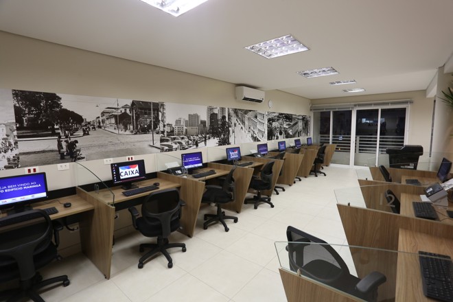 Espaço para advogados que vêm do interior utilizarem. | Ivonaldo Alexandre/Gazeta do Povo