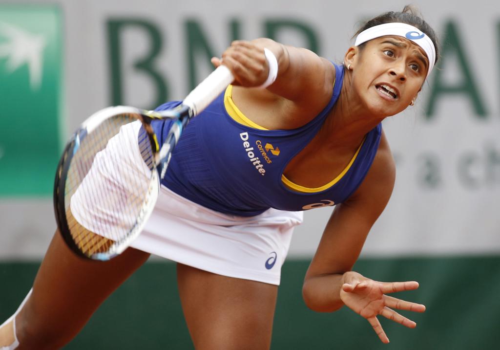 Teliana Pereira vai jogar a semifinal do WTA de Bogotá. | Cristophe Karaba/
