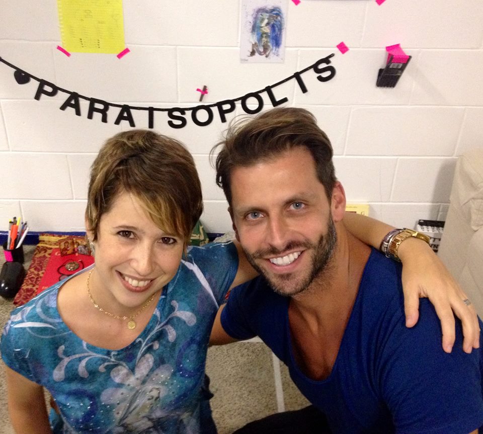 Maureen Miranda com o ator Henri Castelli: vida no Rio. | Divulgação