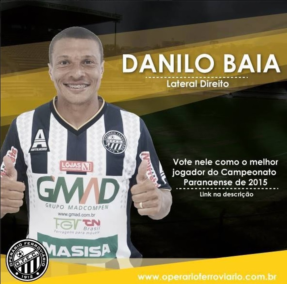 Fantasma faz campanha por lateral-direito | Facebook/Operário