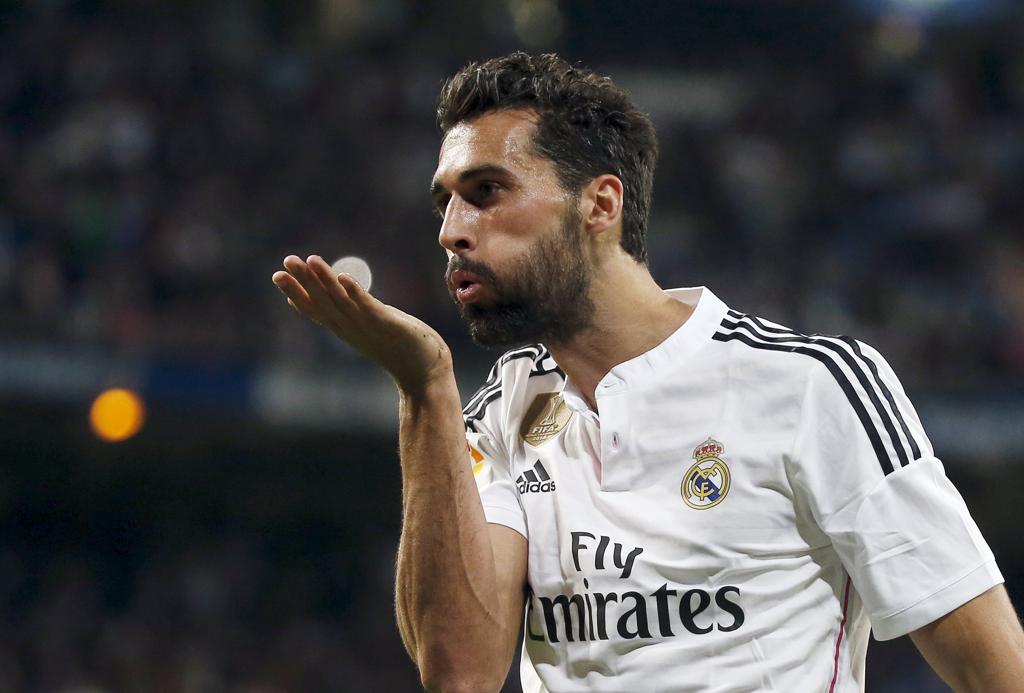 Arbeloa marcou o terceiro gol na vitória do Real Madrid sobre o Almería. | Sergio Perez/Reuters