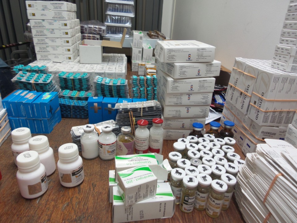 Anabolizantes e medicamentos apreendidos pela PF na Operação Ciclo Final. | /Polícia Federal