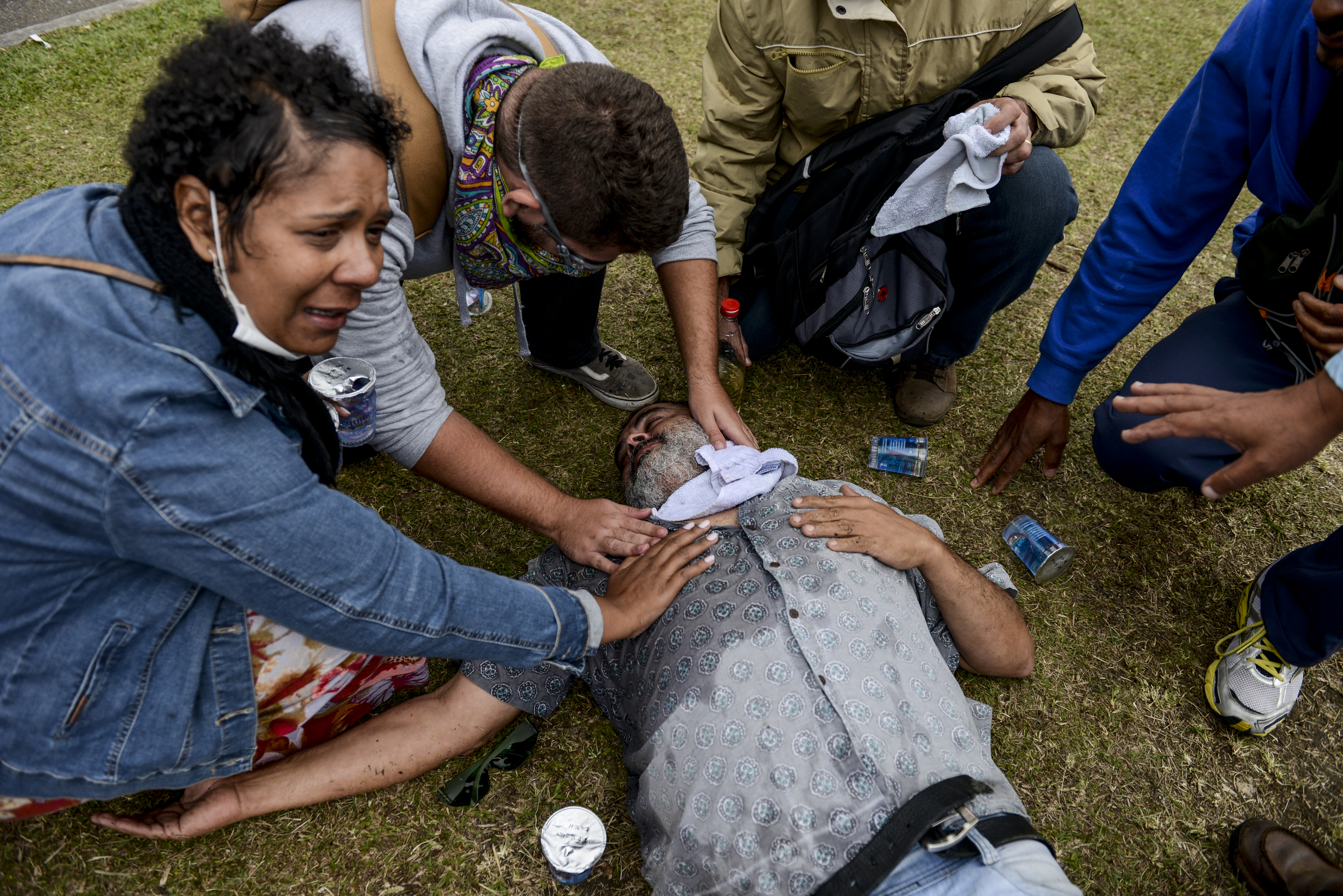 “Se você olhar as imagens, primeiro, os policiais estavam totalmente pacíficos olhando tudo. Foi gradativo”, diz Márcia Santos. | Henry Milleo/Gazeta do Povo