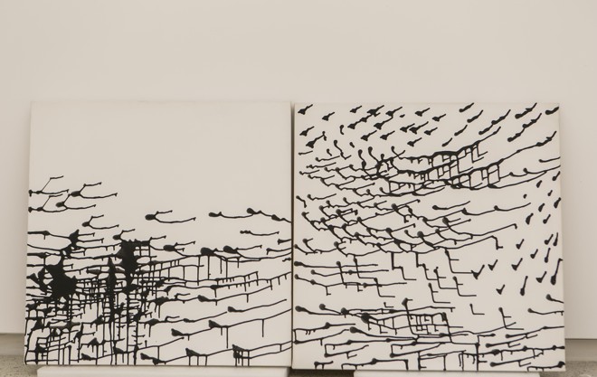 Trabalhos de Anna Maria Maiolino. | Marcelo Andrade/Gazeta do Povo