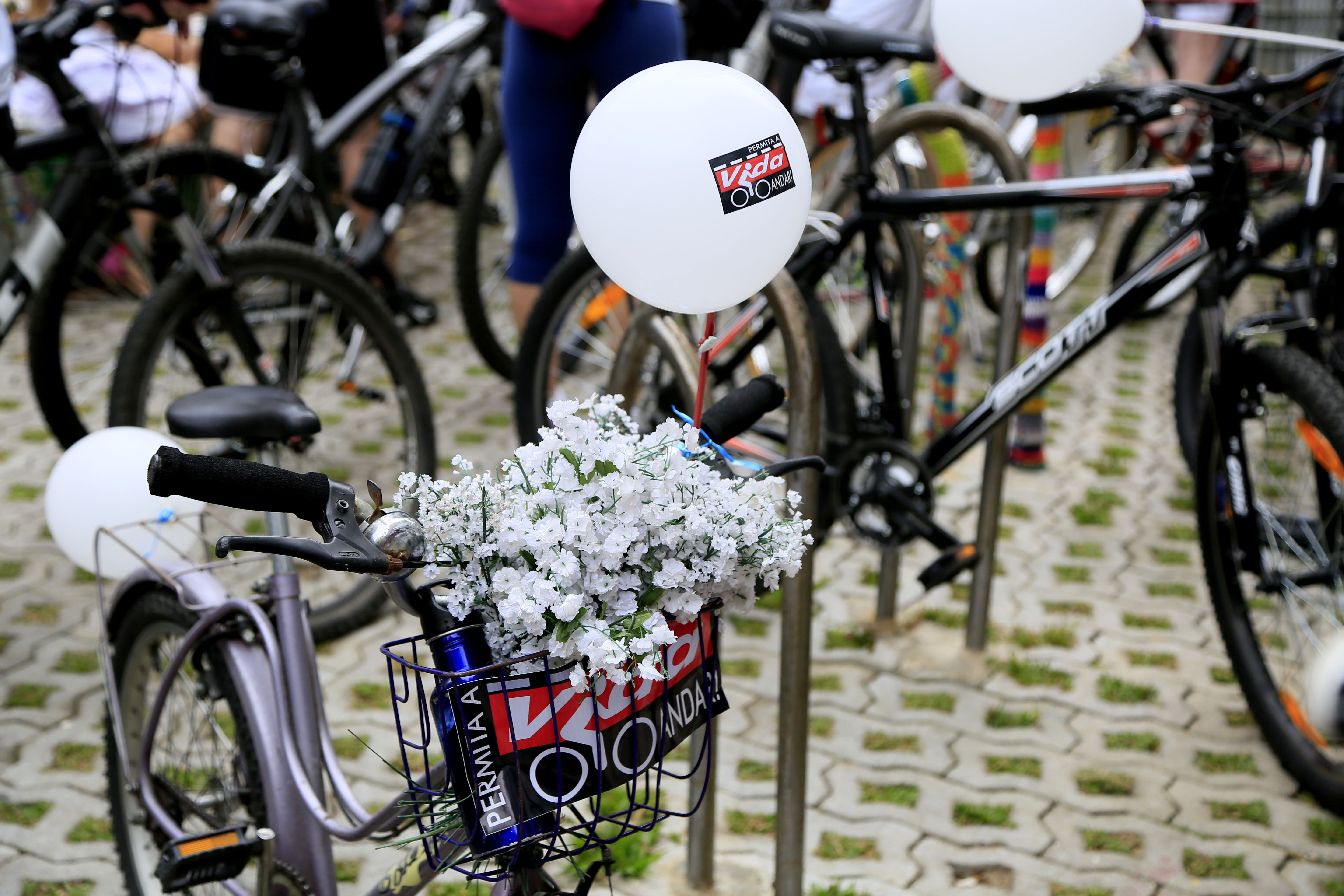 Ciclistas planejam um ato em memória ao artista plástico Magoon para o sábado (25). | Hermann Friedrich