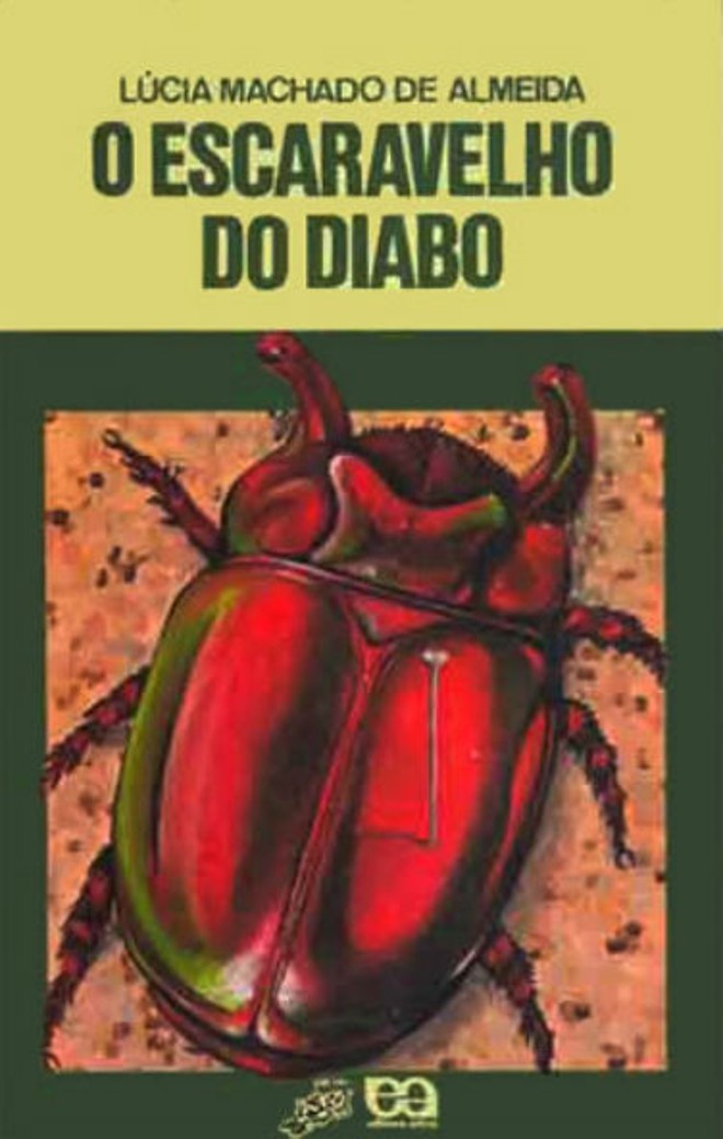 O Escaravelho do Diabo, Lúcia Machado de Almeida – Nesse romance policial, Hugo recebe um misterioso pacote com um escaravelho dentro. Pouco depois, é assassinado. Ao tentar desvendar o crime, seu irmão, Alberto, descobre mais vítimas. Todas pessoas ruivas que receberam um escaravelho antes de serem mortas. | Divulgação