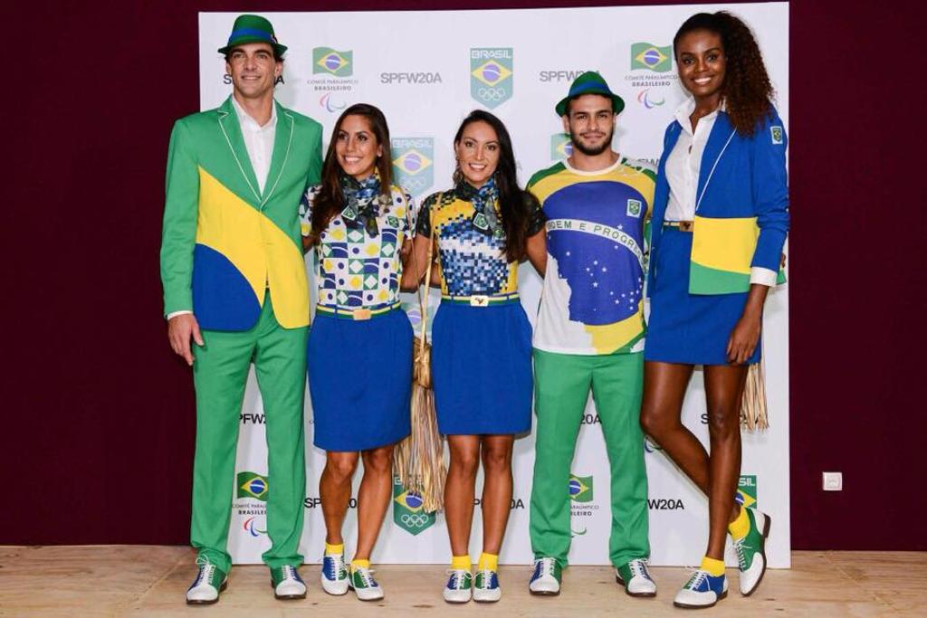 Comitê Olímpico do Brasil divulgou os uniformes que os atletas brasileiros usarão nas cerimônias de abertura e encerramento do Pan. | Divulgação/COB