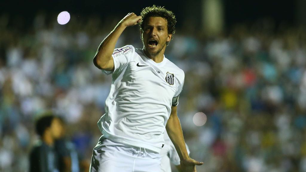 Elano marcou o gol da vitória do Santos sobre o Londrina. | Marcos Bezerra/Folhapress