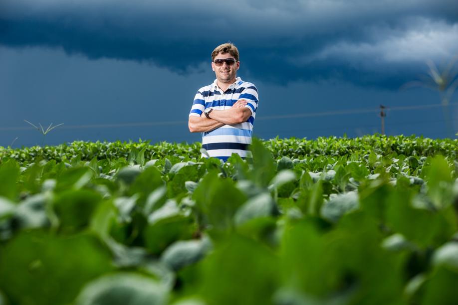 Produtor Leandro Burgel de Souza, de Não-me-Toque, no Rio Grande do Sul, retrata a onda de superação. |