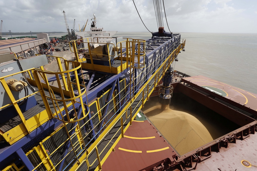 Primeiro carregamento a usar a nova estrutura do Tegram foi realizado em março com navio que segue para China. | 