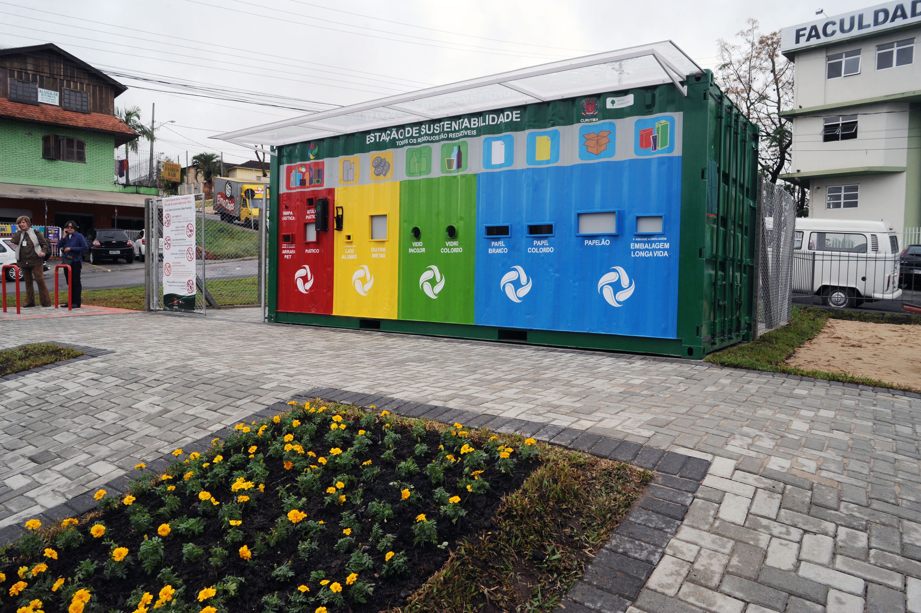 A Estação de Sustentabilidade do Tingui fica na Av. Paraná, esquina com a Rua Joaquim Nabuco | EVERSON BRESSAN/SMCS