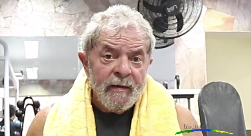 Segundo interlocutores, o vídeo tem também o efeito de desmentir boatos de que a doença de Lula teria voltado | /Reprodução