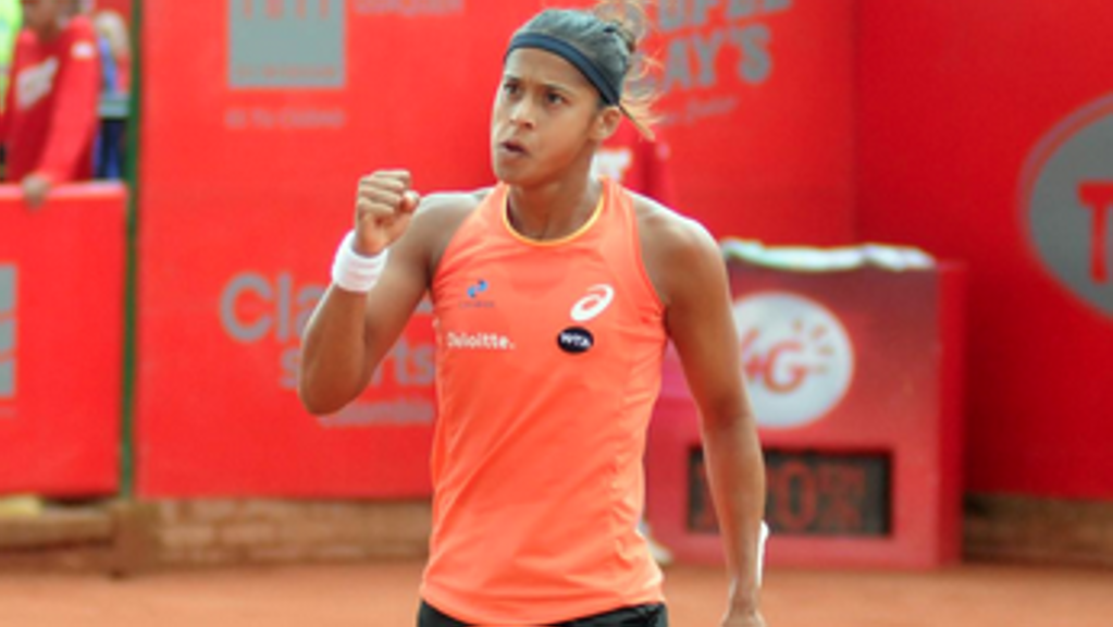 Teliana Pereira vence a ucraniana Elina Svitolina e fará a final do WTA de Bogotá. | Divulgação/WTA
