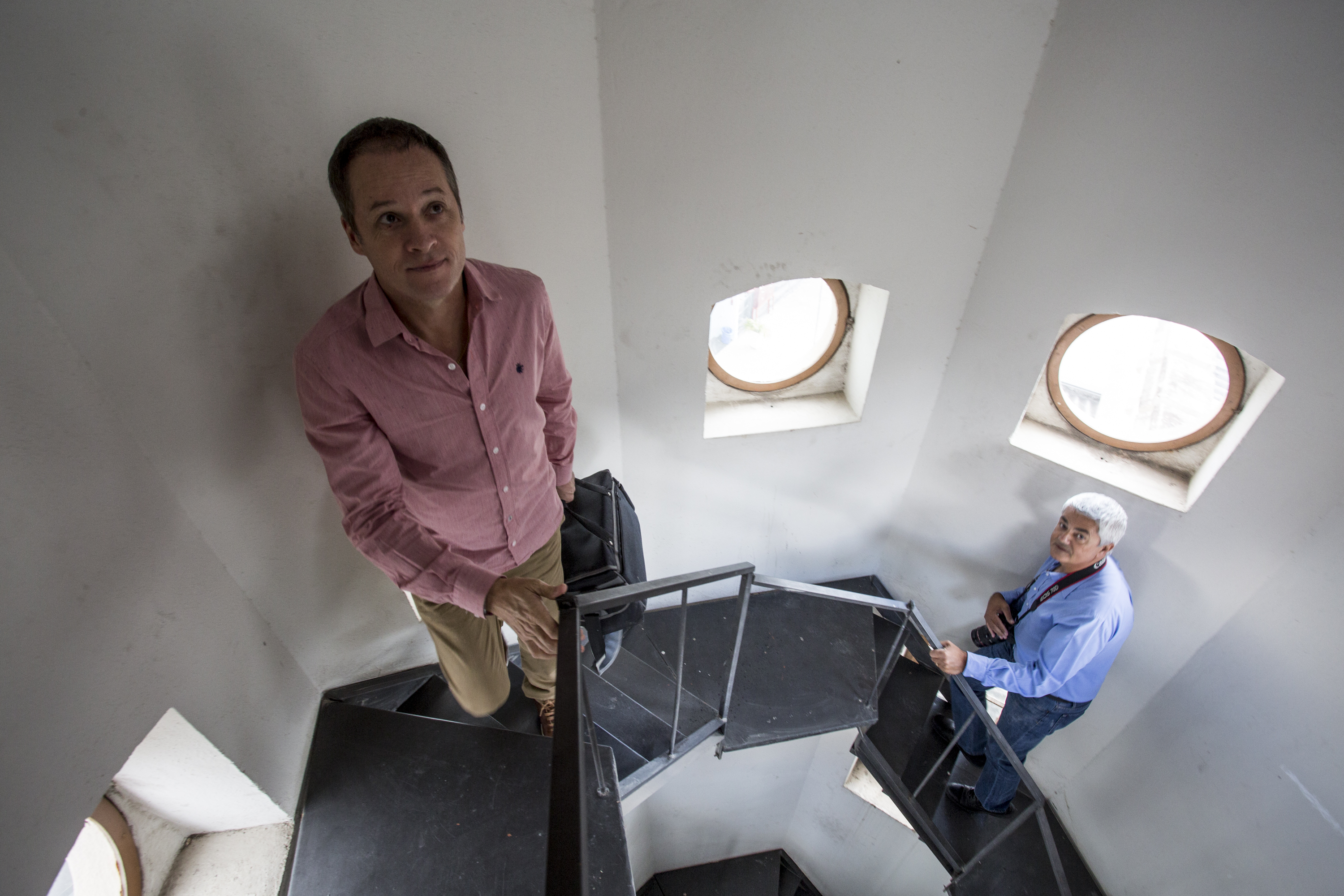 Carlos e José Augusto Hauer: herdeiros e pesquisadores da história dos antepassados. | Henry Milleo/Gazeta do Povo