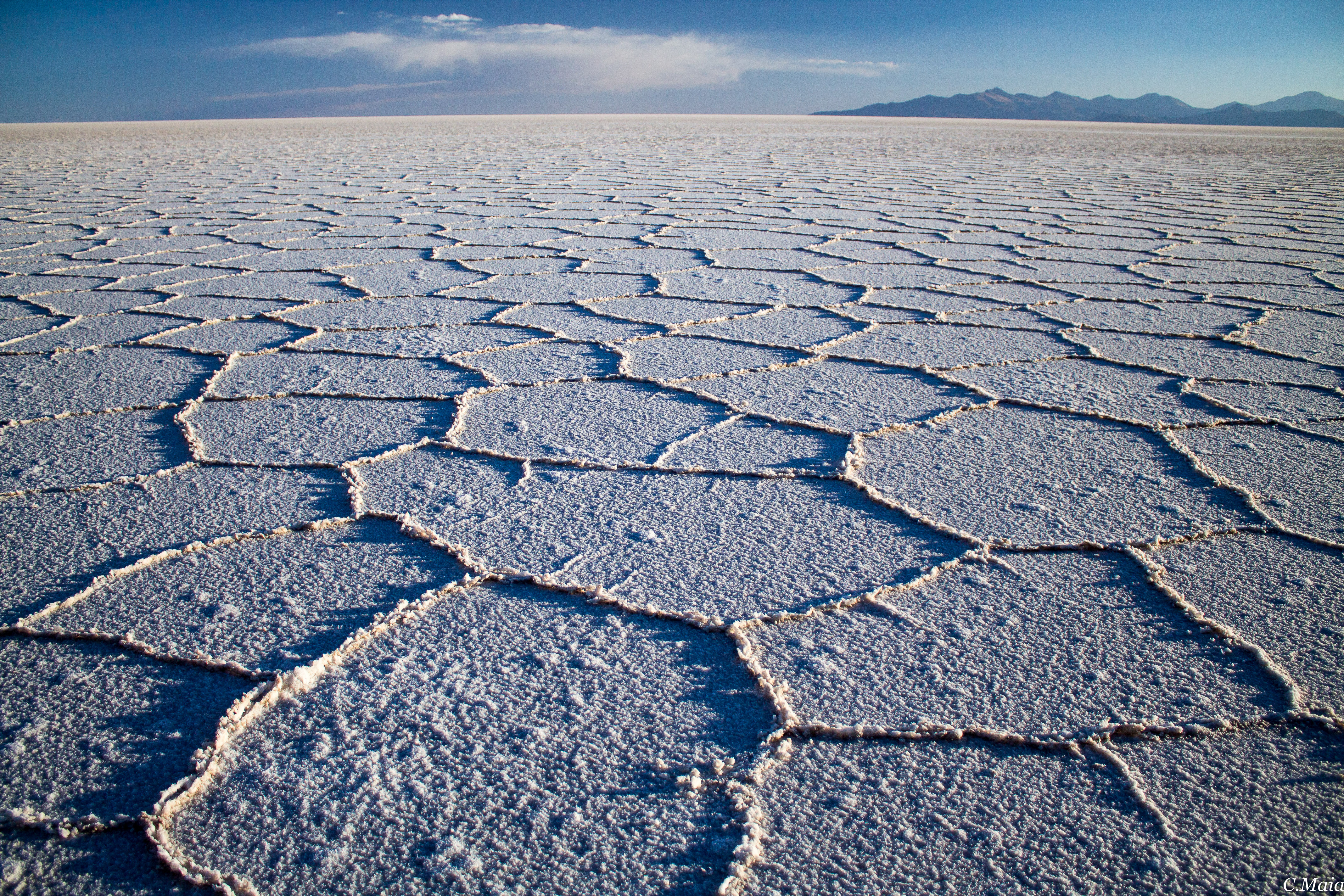 Salar de Uyuni, na Bolívia, pelas lentes de Claudia Maia, participante do projeto | Claudia Maia/Arquivo pessoal
