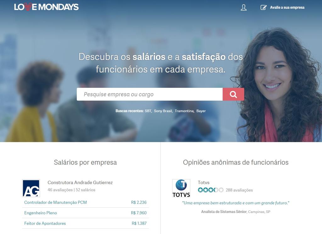 Site Love Mondays oferece gratuitamente informações sobre salários das mais diversas áreas e cargos | /Reprodução