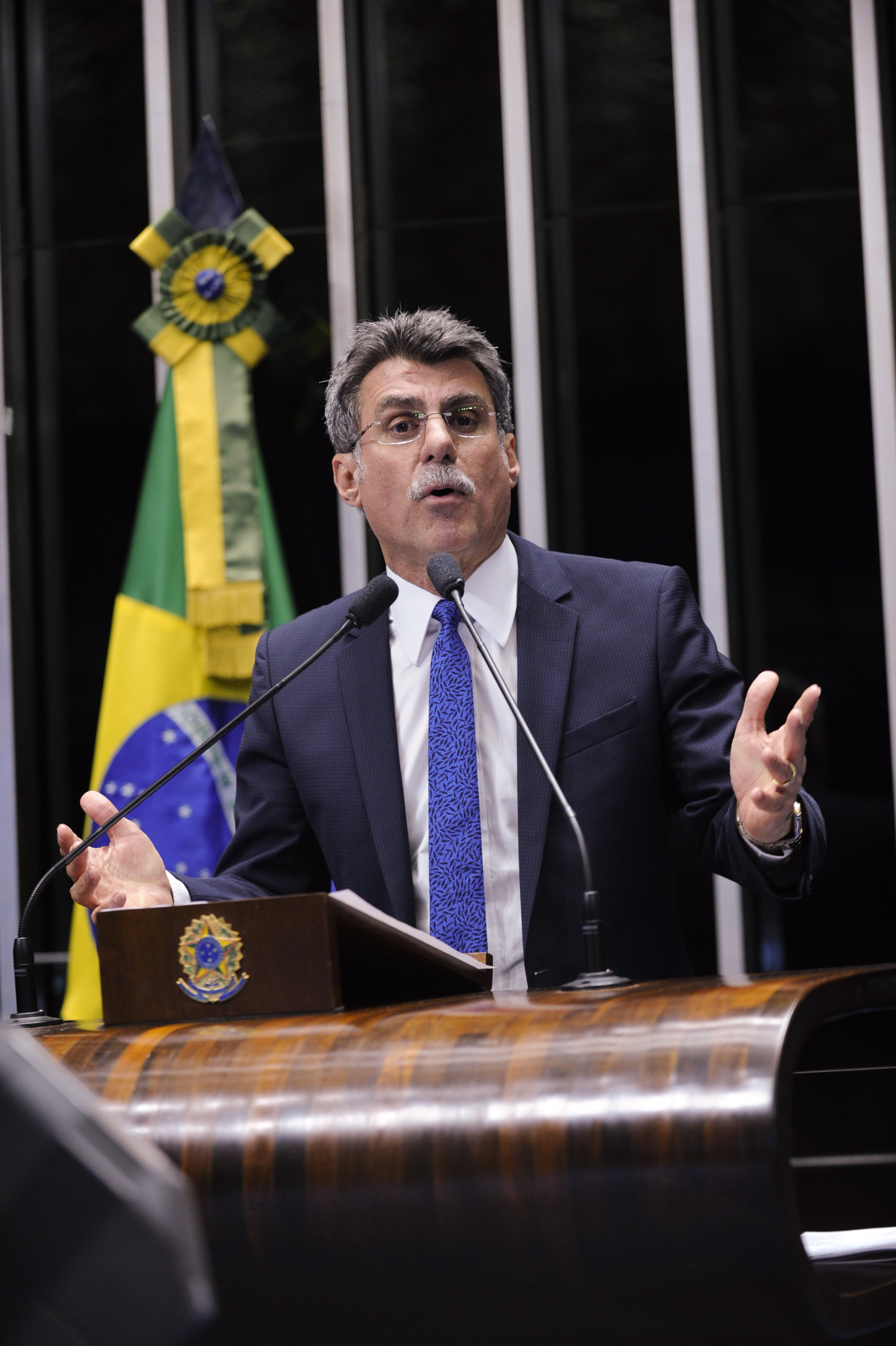 Jucá: críticas ao governo do PT. | Moreira Mariz/Agência Senado