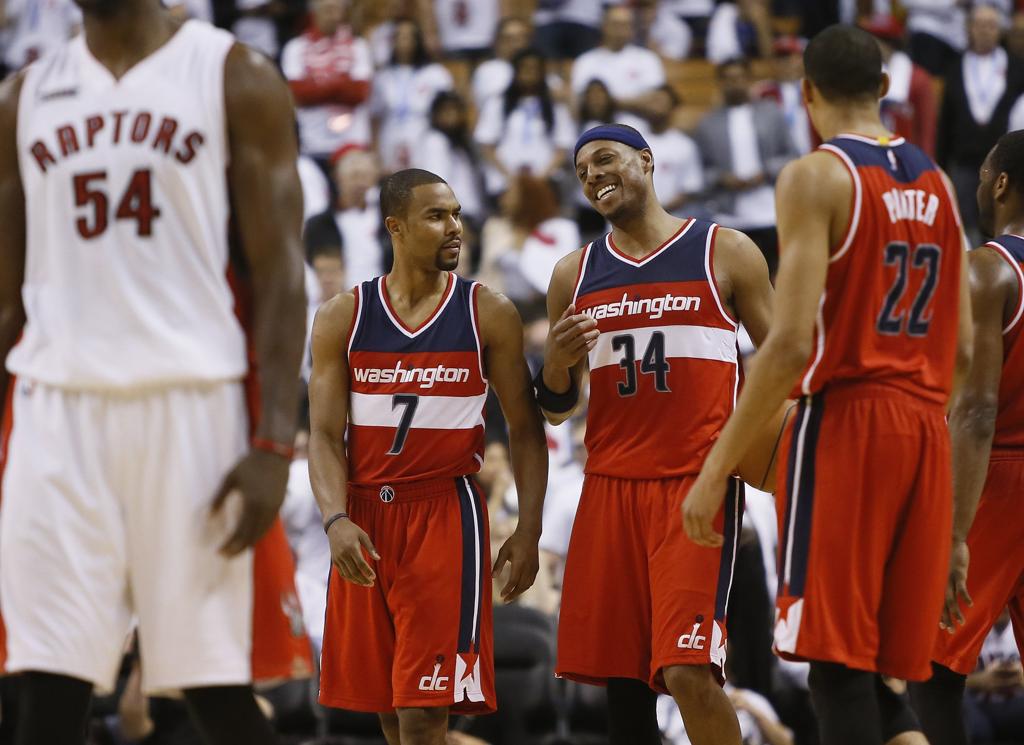Washington Wizards venceu a primeira partida dos playoffs sobre o Torono Raptors. | John E. Sokolowski/USA Today Sports