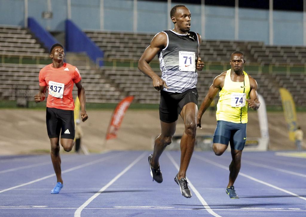 Usain Bolt não precisou fazer muita força para ganhar dentro de casa. | Gilbert Bellamy/Reuters