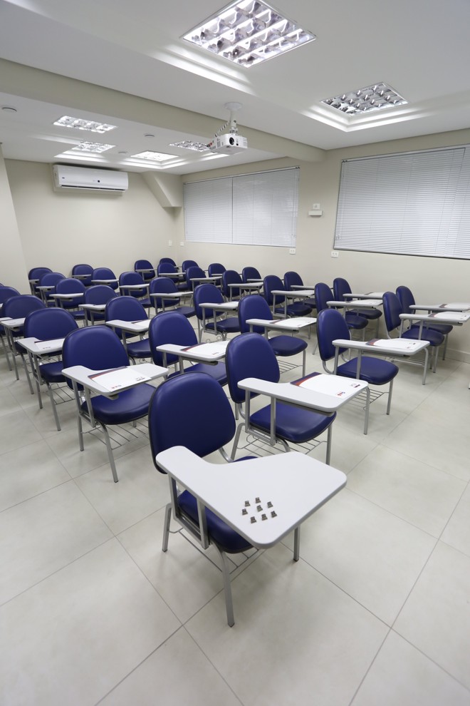 Sala de aula da Escola Superior de Advocacia. | Ivonaldo Alexandre/Gazeta do Povo