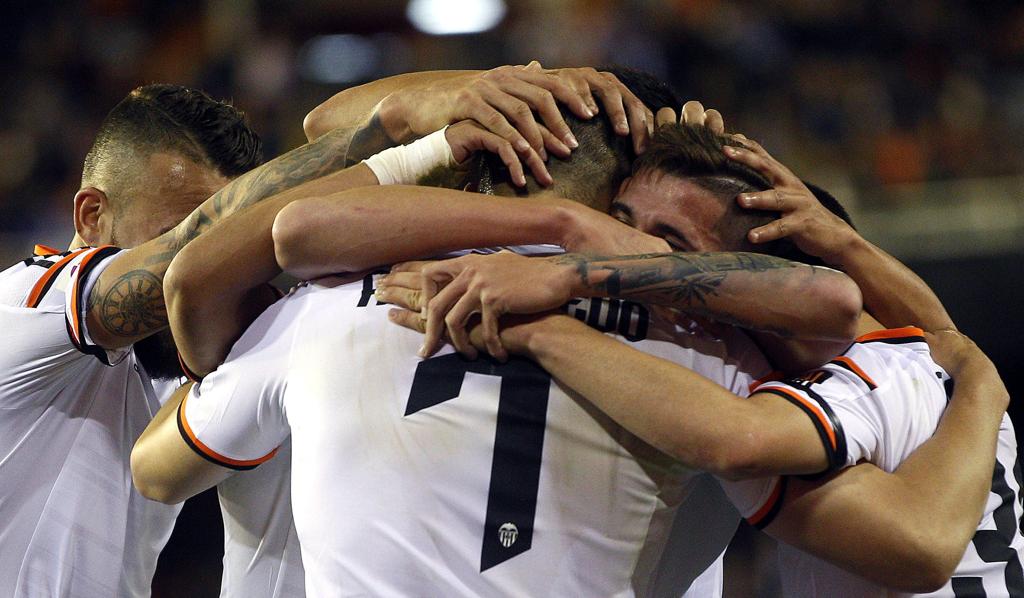 Festa do Valencia no Mestalla com direito a goleada e a marca histórica do clube sendo quebrada. | Kai Försterling/EFE