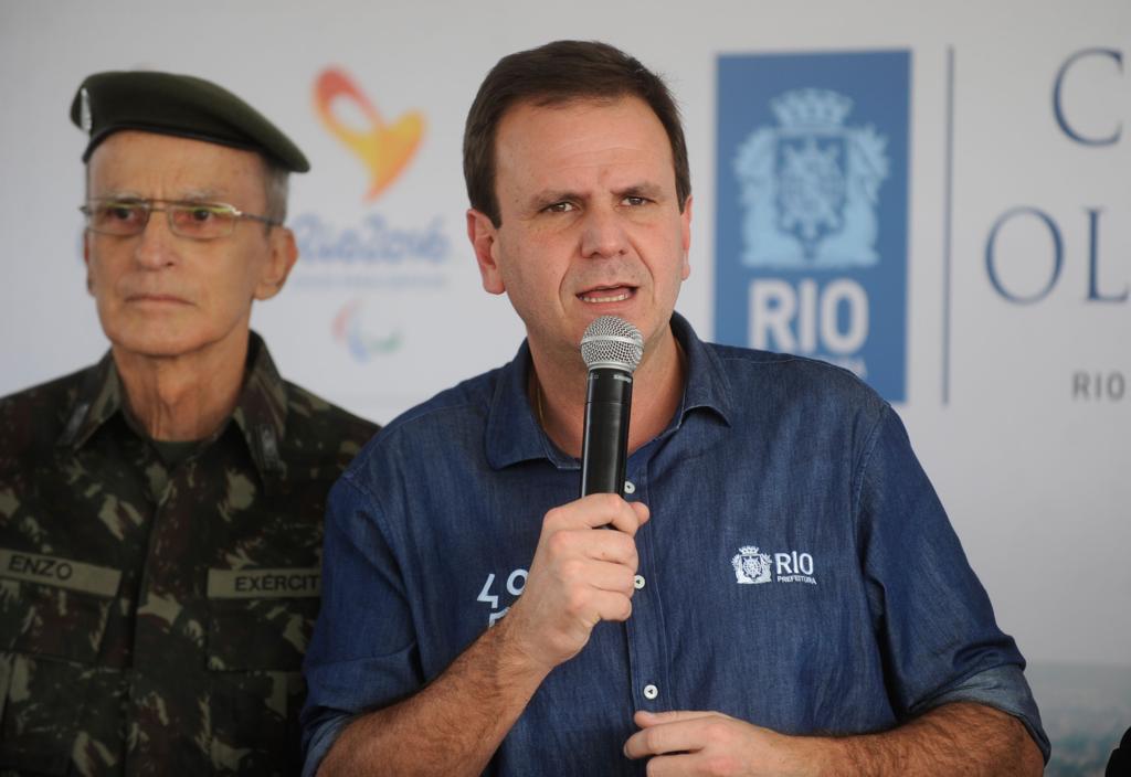 Prefeito do Rio, Eduardo Paes, garante que a obra de Deodoro para os Jogos Olímpicos de 2016 estão dentro do cronograma. | Tomaz Silva/Agência Brasil