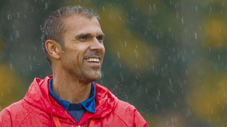 Na primeira entrevista como técnico do Atlético, Milton Mendes disse que por enquanto o time não precisa de reforços. | Hugo Harada/Gazeta do Povo