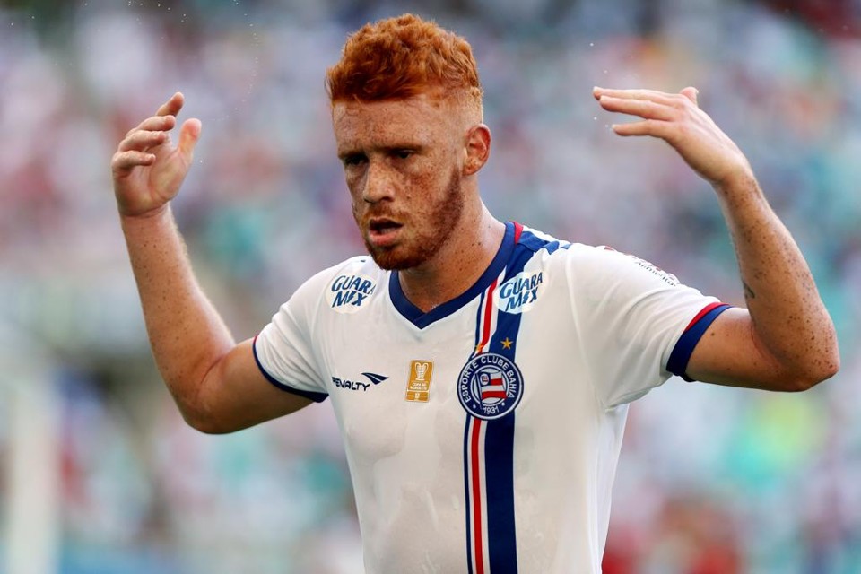 Volante Souza, do Bahia, um dos rivais do Paraná na Série | Felipe Oliveira/