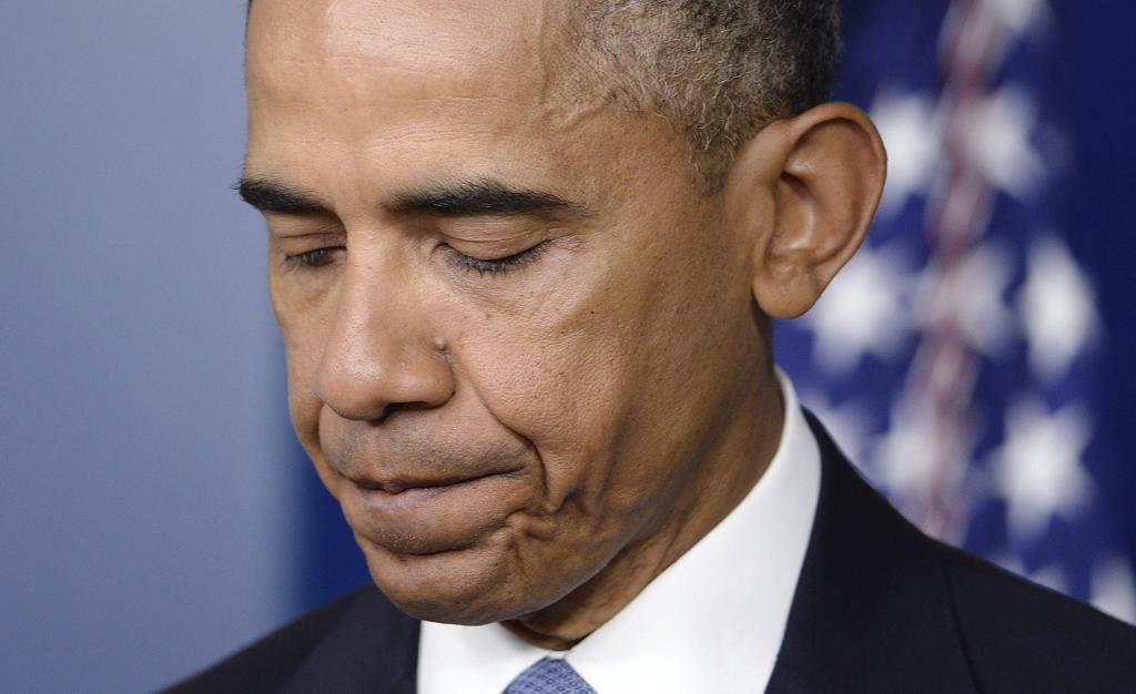 Presidente norte-americano durante entrevista coletiva nesta quinta-feira (23) | OLIVIER DOULIERY / POOL/EFE