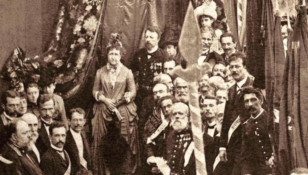 Missa campal celebrada em ação de graças pela Abolição da Escravatura no Brasil, 1888. São Cristóvão, Rio de Janeiro. Onde está Machado de Assis? | Antonio Luiz Ferreira/Acervo Brasiliana Fotográfica