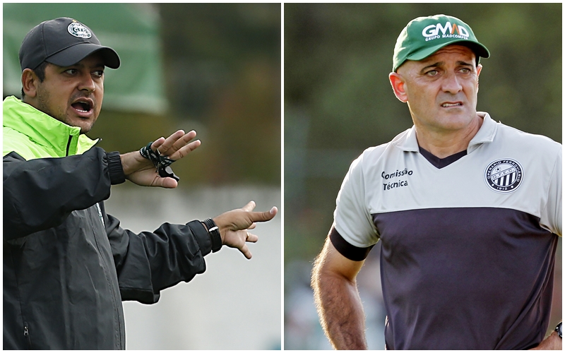 Técnicos Marquinhos Santos e Itamar Schülle. | Gazeta do Povo/