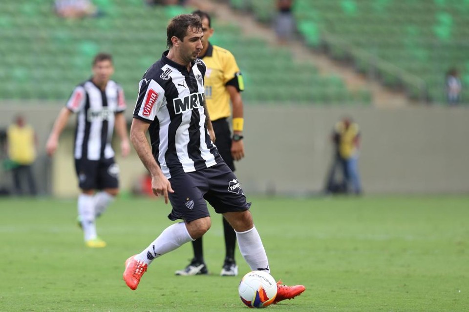 O argentino Lucas Pratto é o destaque do Atlético-MG no início da temporada 2015. | Cristiane Mattos/Estadão