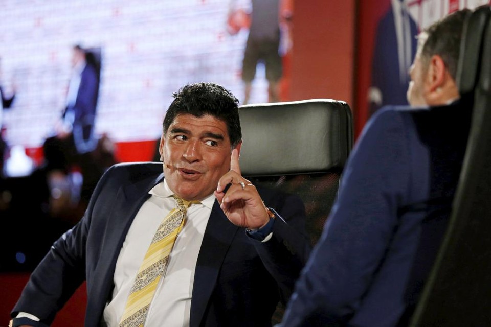 Maradona criticou duramente a Fifa. | MUHAMMAD HAMED/REUTERS