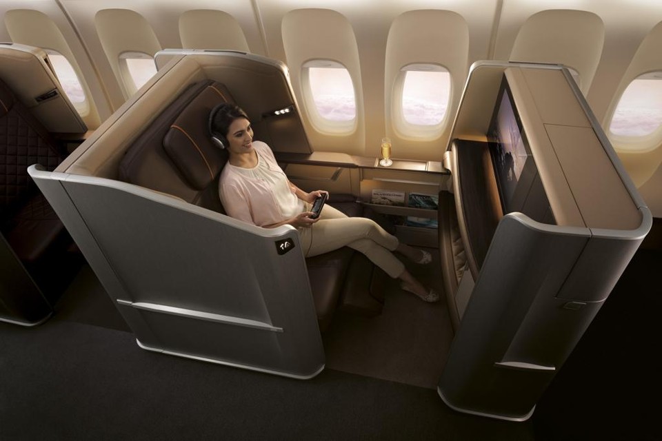 Companhia é conhecida por oferecer opções inusitadas para os passageiros, como cama de casal, videogame e até colchão | Divulgação/Singapore Airlines
