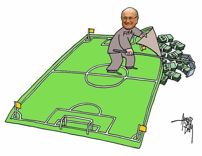 “Pouca coisa” escondida debaixo do tapete da Fifa. | 