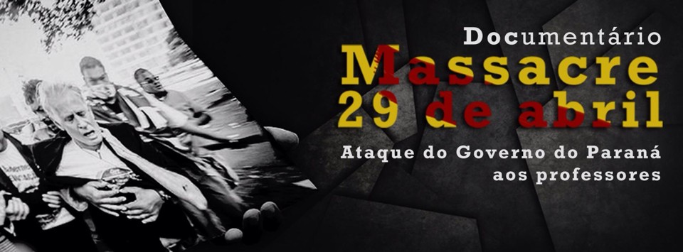 Alunos e professores do curso de Jornalismo da UEPG fizeram documentário sobre o dia 29 de abril. | Reprodução/