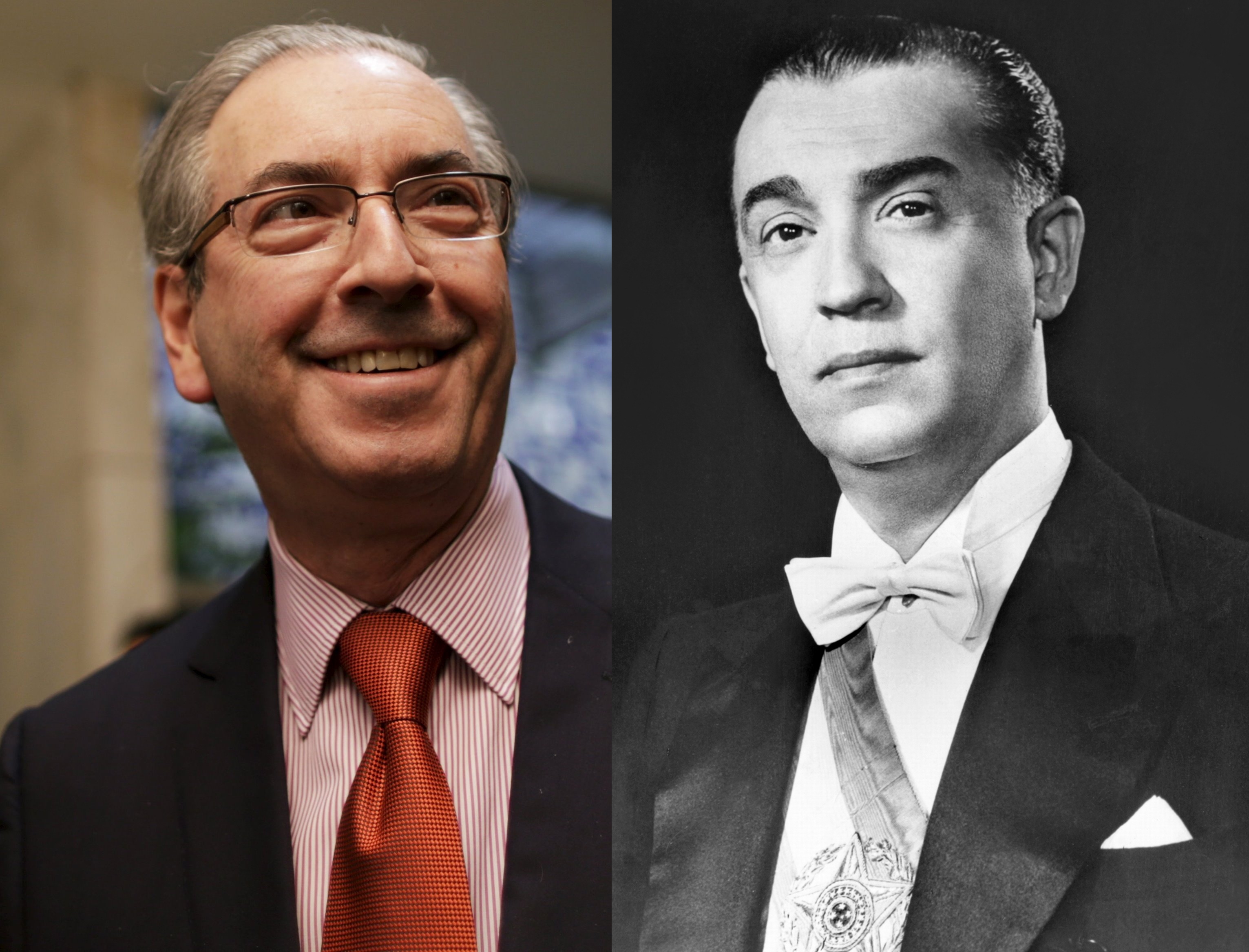 “Quando JK veio construir Brasília foi criticado por todo mundo. Ele teve um ato de coragem. E Vossa Excelência está mostrando a mesma coragem que JK mostrou nos anos 60”, disse deputado. | Montagem/Reuters e Arquivo