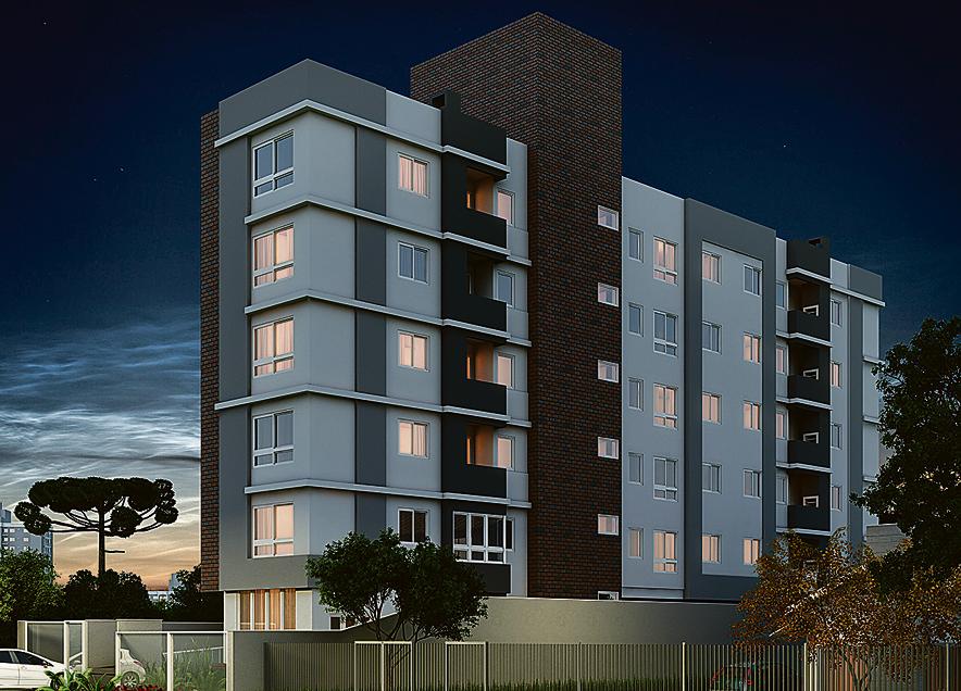 Maranhão 1435 terá 16 apartamentos no Água Verde. | Divulgação