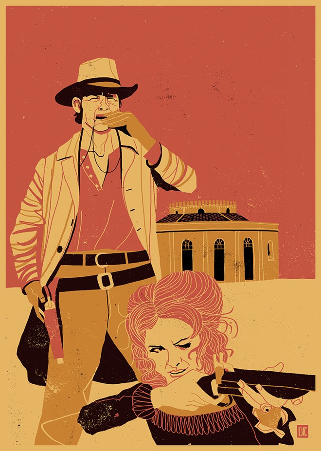 Arte de Guilherme Caldas para “Era uma Vez no Oeste” |