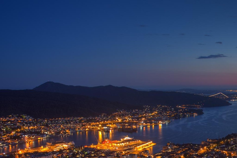 Bergen, na Noruega, cidade em que Knausgård nasceu e viveu a infância – e também um dos cenários de Minha Luta. | Sergey Ashmarin/Creative Commons