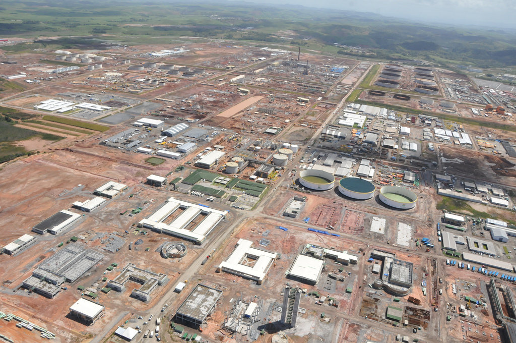 O dinheiro é duas empreiteiras e de uma empresa fornecedora de tubos nas obras da Refinaria Abreu e Lima (RNEST), em Pernambuco. | Divulgação/Petrobras
