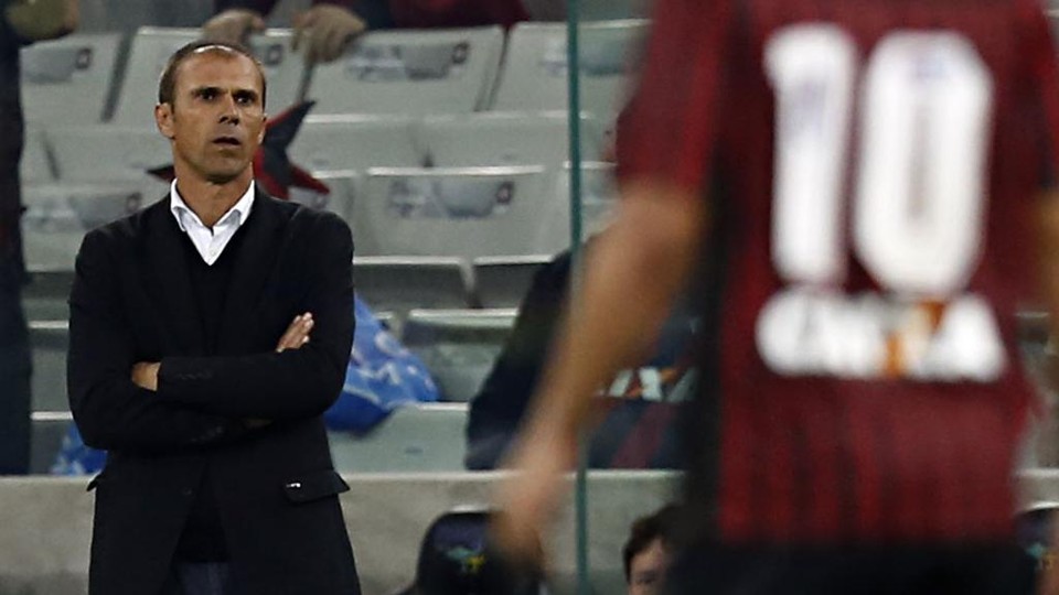 Milton Mendes vai manter o time que foi eliminado na Copa do Brasil. Para ele, equipe está evoluindo. | Felipe Rosa/Tribuna do Paraná