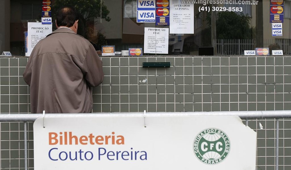 Bilheterias do Couto Pereira e da Arena da Baixada raramente estão lotadas. | Jonathan Campos/Gazeta do Povo