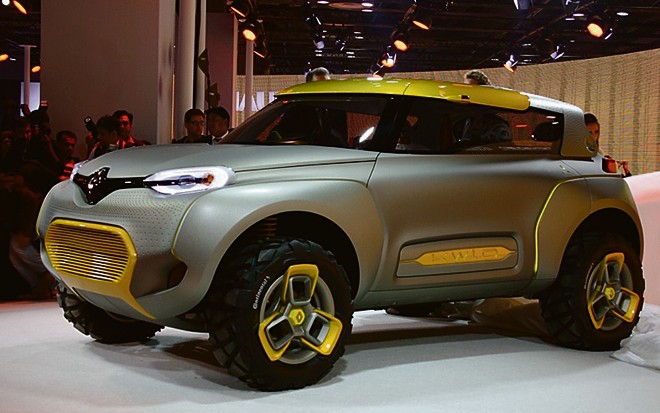 O conceito do Kwid foi exibido no Salão de São Paulo de 2014. | Divulgação/Renault