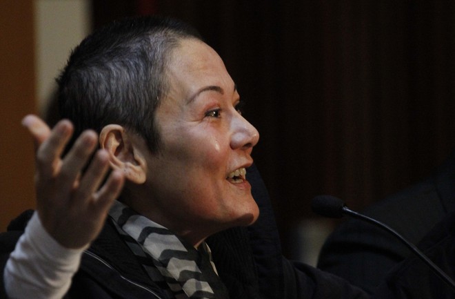 Nelma Kodama cantou, revelou a vida íntima e negou ter carregado dinheiro na calcinha. | Jonathan Campos/Gazeta do Povo